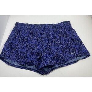 Nike One Dri-fit HF4500-010 Women's Black Mid-Rise 3" Brief-Lined Shorts Size XL